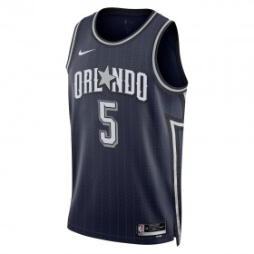 Maillot Basket Homme Orlando Magic Paolo Banchero 2023-24 Nike City Edition Navy Swingman